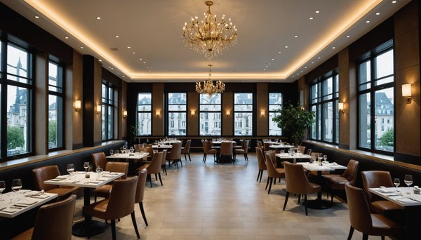 Une expérience culinaire moderne au restaurant Atrium de Reims